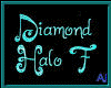 (AJ)  Halo Diamonds (F)
