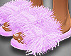 Purple Fur |Slippers