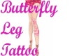 Butterfly Leg Tattoo