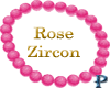 ~P~Anklet Rose Zircon R