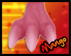 -DM- Pink Dragon Paws M