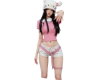 Pink Kitty Atitud CutOut