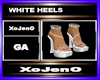WHITE HEELS
