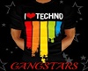 T I Love Techno Black