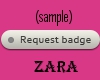 Request badge Sticker #2