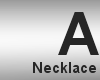 L- Amy necklace black