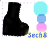 Black Doll Goth Boots
