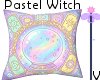 *V Pastel Witchy Pillow
