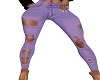 Purple Ripped Jeans