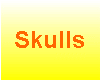Animated Skull Sticker