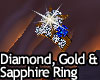 Diamond, Sapphire & Gold
