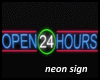 Open24Hours~neon sign