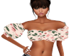 Cherry Sleeve Tube Top