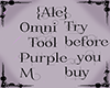 {ALE}Omni Tool Purple