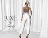 LUXE Pant Fit Wht HTooth
