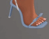 Blue Bow Heels