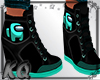 Among Us Cyan Sneakers
