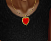 KIDS RED HEART NECKLACE