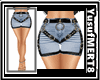 YM|  BELT SHORT JEAN