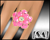 [SA] Pink Flower Ring