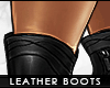 - leather boots RL -