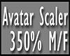 `B` 350 Avatar Scaler