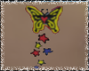 butterfly n stars tattoo