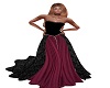 NA-Royal Red/Blk Gown