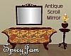 Antique Scroll Mirror
