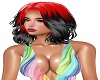 Black/Red Hair
