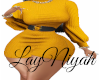 303 Autumn dress mustard