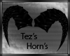 Tez's Horns Black