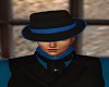 Hat w/ Blue Trim