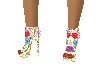 Spring Floral Short Boot