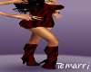 {tem}red zebra dress