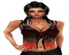 RED/BLACK SEXY TOP