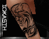 IO-Wolf  Arm Tattoo