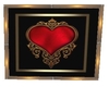 heart square rug