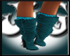 JjG Teal Leather Boots