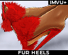 ! amore fur heels