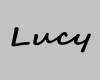 Lucy Name Plate