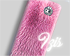 I│Pink Fur Case Phone