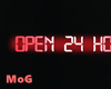 OPEN 24 HOURS ~ NEON