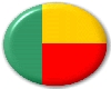 Beninese Flag Button