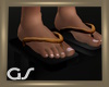 GS Geisha Gold Sandals