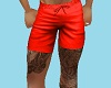 Red Shorts and Tatts