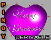 Purple Happy Valentine's