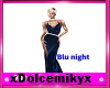 blu night dresses