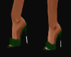 Peg Fur Heels Green