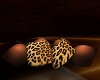 Leopard Kissing Pillows